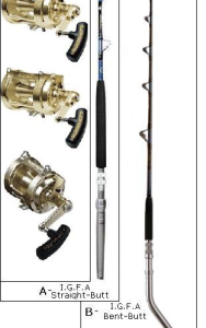 Shimano Tiagra Conventional Rod and Reel Combo TI80W – Capt