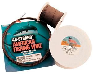 American Fishing Wire Surfstrand Bare 1x7 Stainless Steel Leader Wire,  Bright Color, 135 Pound Test, 30-Feet