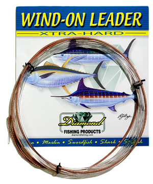 DIAMOND FISHING PRODUCTS 25' WIND ON LEADERS W/ MOMOI X-HARD LINE
