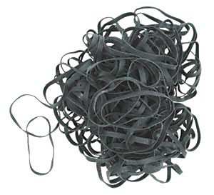 BLACK RUBBER BANDS - Fisherman's Outfitter