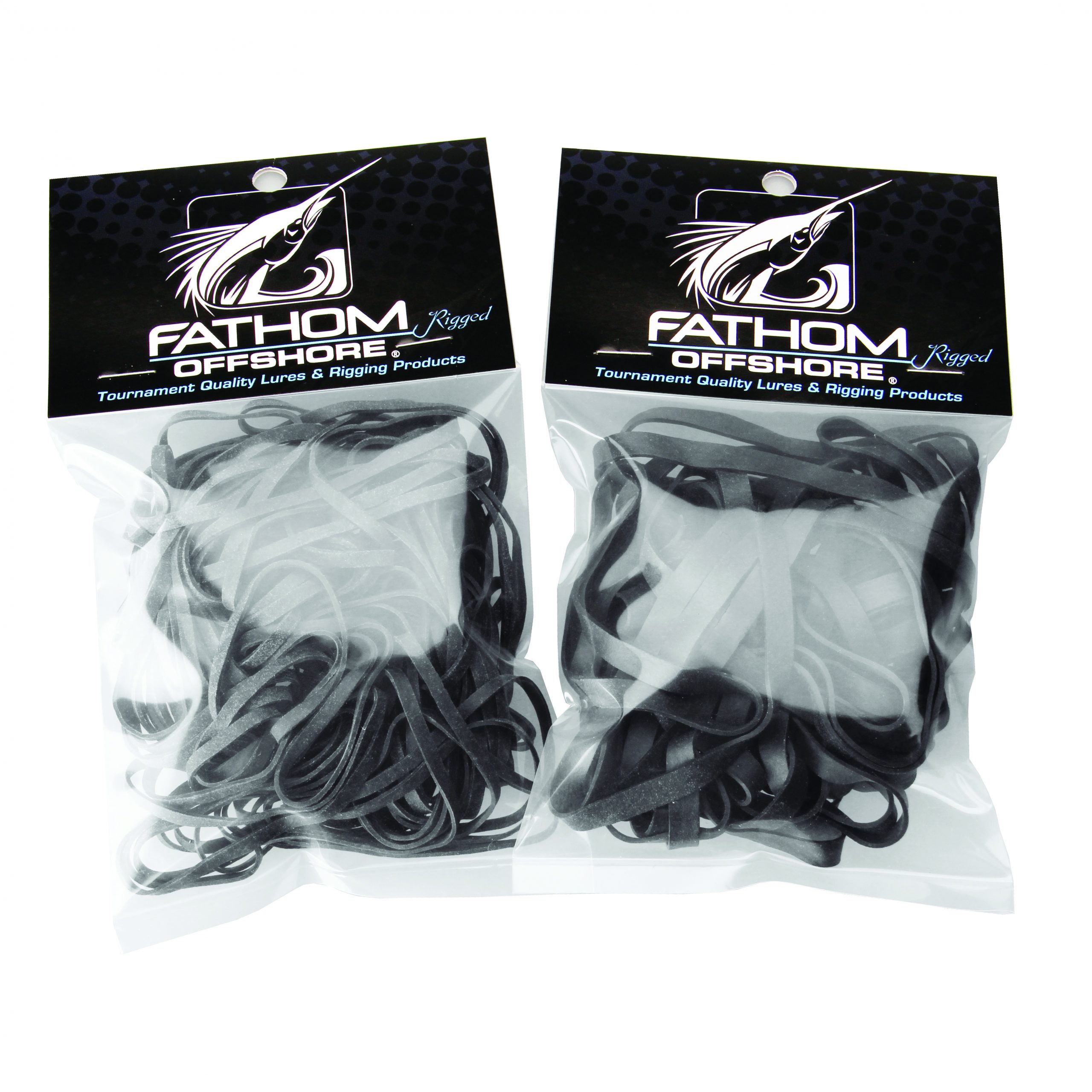 Fathom Offshore Black Rubber Bands - Fisherman's Outfitter